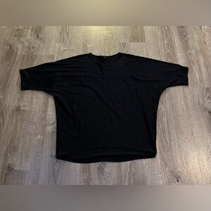 COS Black Oversized Top
